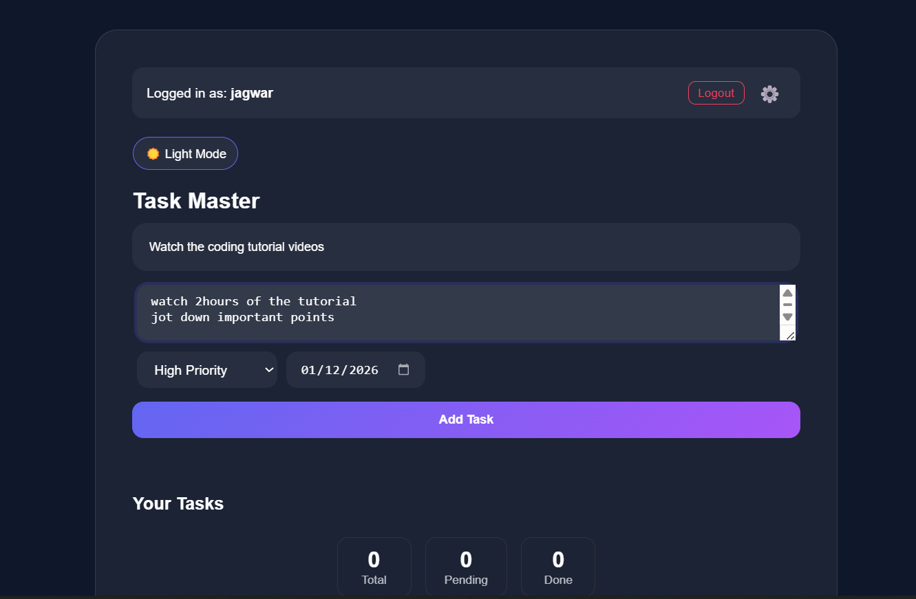 Task Management system